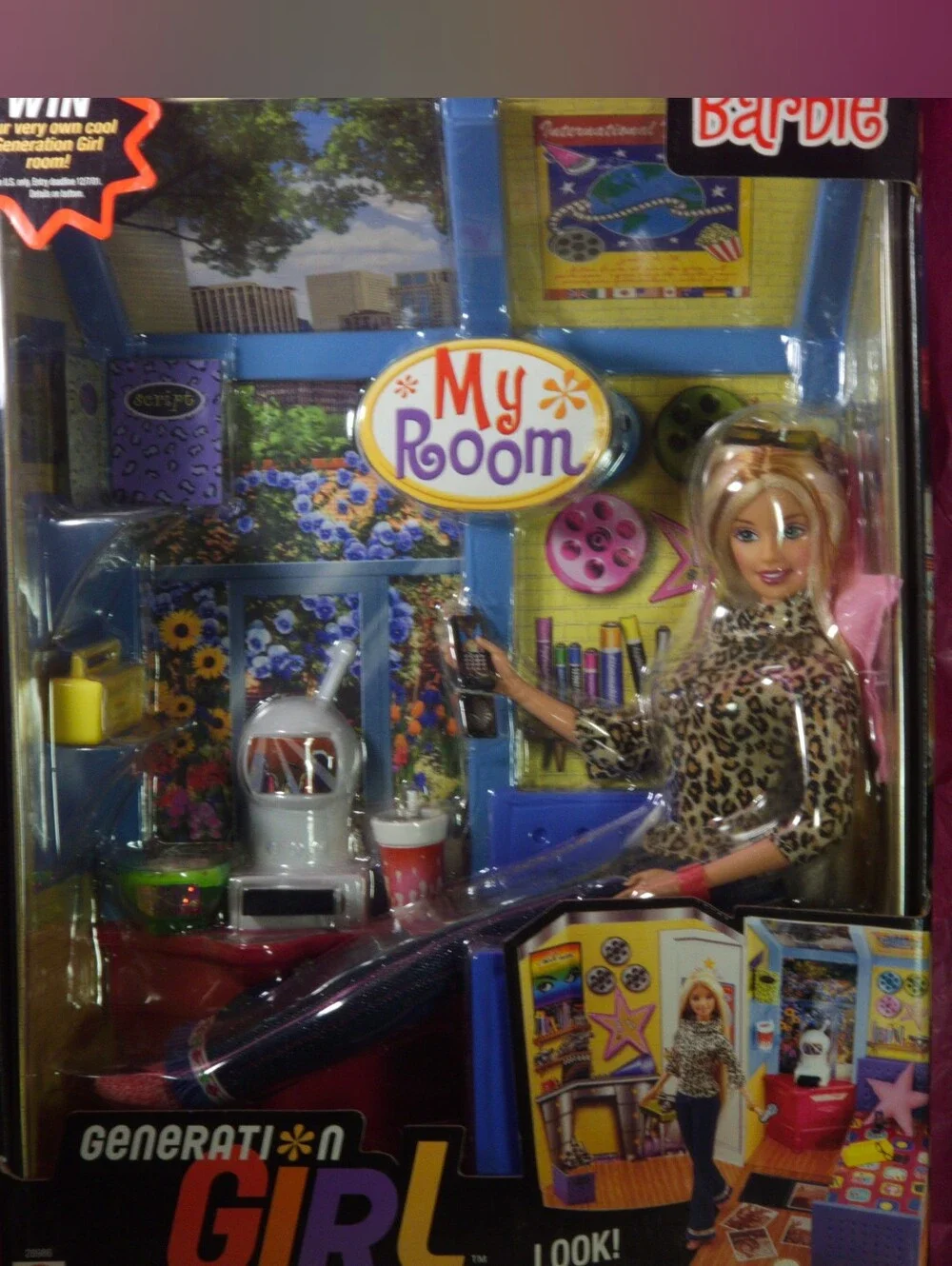 MIB Vintage 1999 Barbie Generation Girl My Room Doll Set Mattel 28986